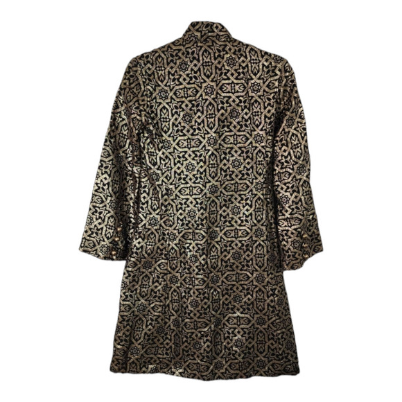 Vintage Metallic Gold Brocade Jacket sixties seventies - Picture 5 of 9